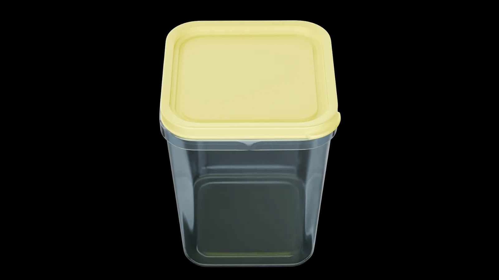 3 Liter Square Container 